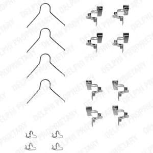 LX0062 Delphi Компоненти дискових гальмівних колодок