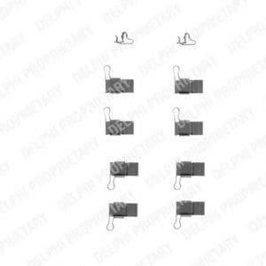 LX0244 Delphi Комплектующие дисковых тормозных колодок