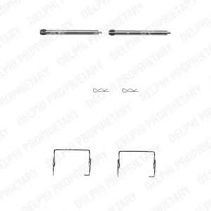 LX0264 Delphi Комплектующие дисковых тормозных колодок