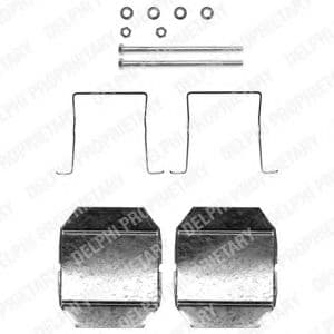 LX0338 Delphi Комплектующие дисковых тормозных колодок
