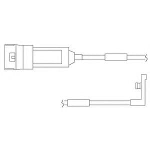 LZ0123 Delphi Датчик износа тормозных колодок