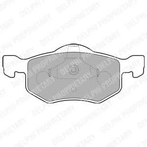 LP1900 Delphi Тормозные колодки