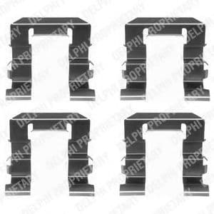 LX0308 Delphi Комплектующие дисковых тормозных колодок для Nissan Almera