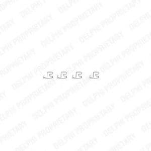 LX0314 Delphi Комплектующие дисковых тормозных колодок