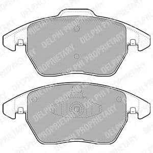 LP1898 Delphi Гальмівні колодки