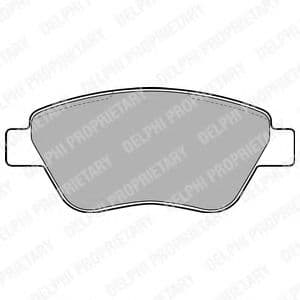 LP1899 Delphi Тормозные колодки