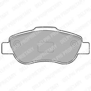 LP1929 Delphi Гальмівні колодки для Fiat Panda