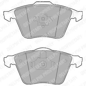 LP1943 Delphi Тормозные колодки