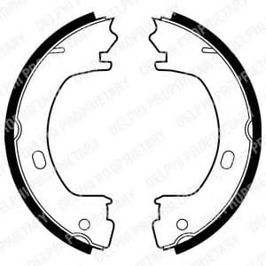 LS1960 Delphi Колодки ручника