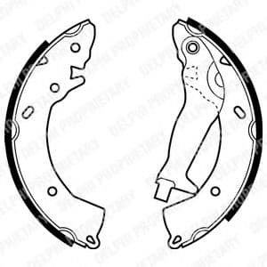 LS1966 Delphi Гальмівні колодки