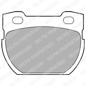 LP1847 Delphi Гальмівні колодки для Land Rover Defender