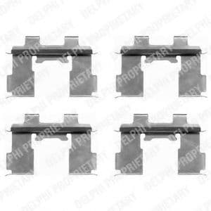 LX0392 Delphi Компоненти дискових гальмівних колодок