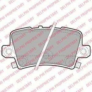 LP1971 Delphi Гальмівні колодки для Honda Civic