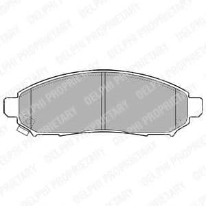 LP2011 Delphi Гальмівні колодки