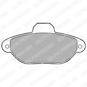 LP2013 Delphi Гальмівні колодки