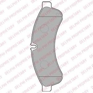 LP2063 Delphi Гальмівні колодки