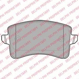 LP2106 Delphi Гальмівні колодки