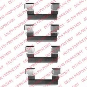 LX0466 Delphi Комплектующие дисковых тормозных колодок
