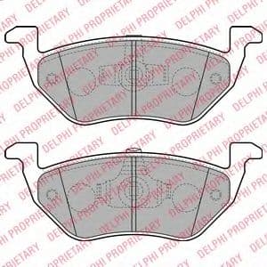 LP2158 Delphi Тормозные колодки