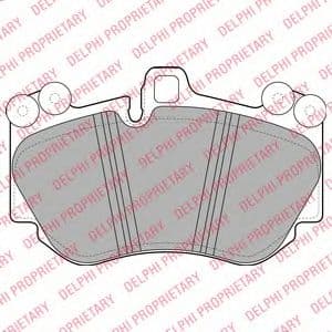 LP2116 Delphi Гальмівні колодки