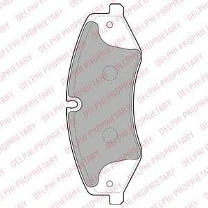 LP2176 Delphi Тормозные колодки
