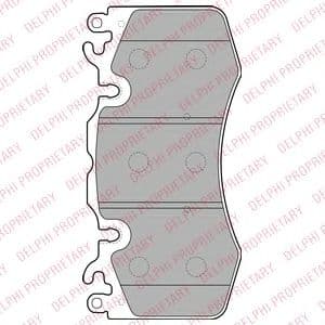 LP2187 Delphi Гальмівні колодки