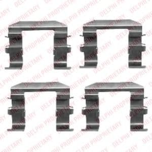 LX0417 Delphi Комплектующие дисковых тормозных колодок