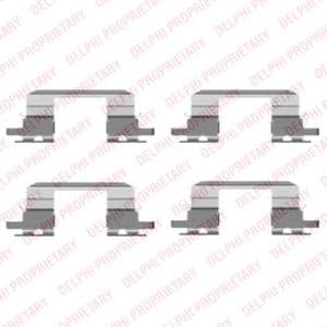 LX0431 Delphi Комплектующие дисковых тормозных колодок