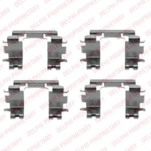 LX0433 Delphi Комплектующие дисковых тормозных колодок для Suzuki Liana