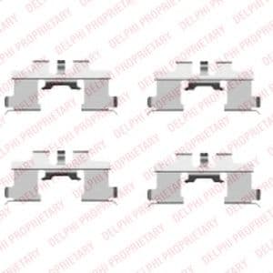 LX0444 Delphi Компоненти дискових гальмівних колодок