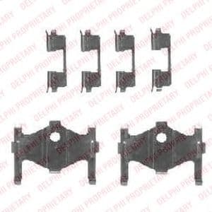 LX0471 Delphi Комплектующие дисковых тормозных колодок