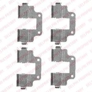 LX0485 Delphi Компоненти дискових гальмівних колодок