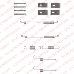 LY1332 Delphi Монтажный комплект барабанных тормозных колодок