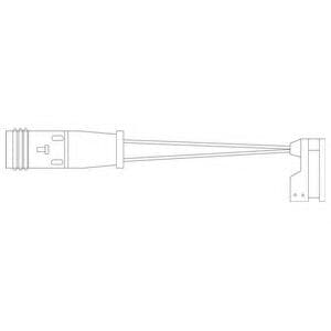 LZ0190 Delphi Датчик износа тормозных колодок