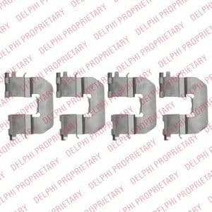 LX0520 Delphi Компоненти дискових гальмівних колодок