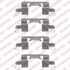 LX0528 Delphi Компоненти дискових гальмівних колодок