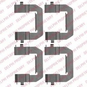 LX0532 Delphi Компоненти дискових гальмівних колодок