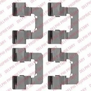 LX0534 Delphi Компоненти дискових гальмівних колодок