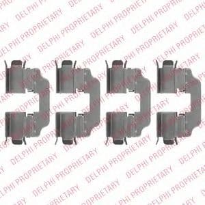 LX0537 Delphi Компоненти дискових гальмівних колодок