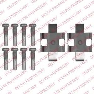 LX0543 Delphi Комплектующие дисковых тормозных колодок