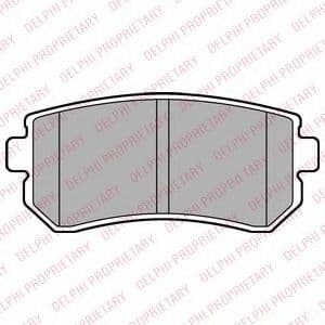 LP2303 Delphi Тормозные колодки
