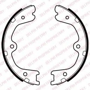 LS2037 Delphi Колодки ручника