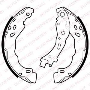 LS2065 Delphi Гальмівні колодки