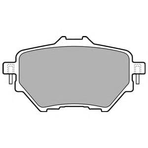 LP2505 Delphi Гальмівні колодки