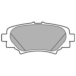 LP2702 Delphi Тормозные колодки для Mazda 3