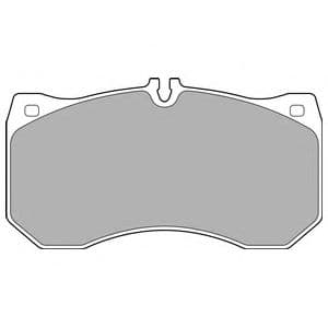 LP2713 Delphi Гальмівні колодки