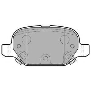 LP2761 Delphi Гальмівні колодки для Fiat Panda