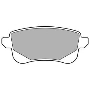 LP3140 Delphi Гальмівні колодки