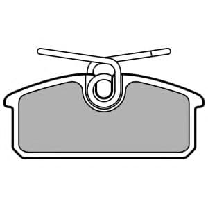 LP3150 Delphi Тормозные колодки для Renault Twizy