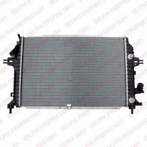 TSP0524026 Delphi Радіатор охолодження двигуна для Opel Zafira